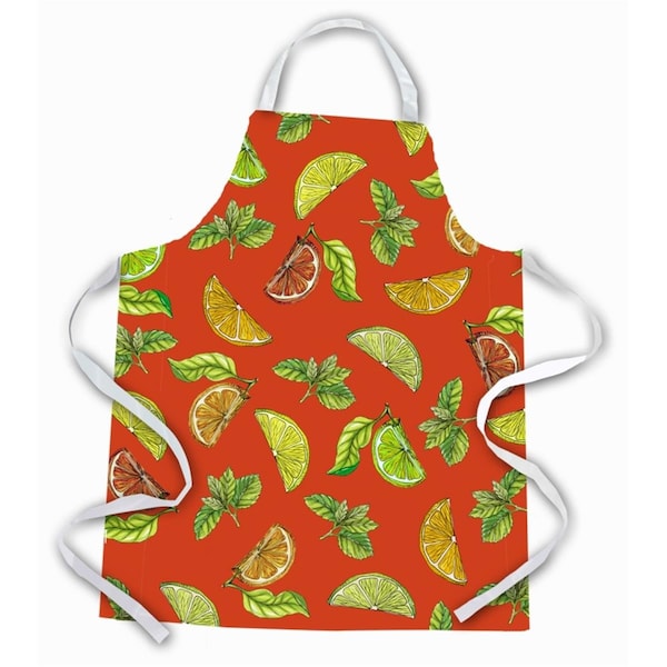 Carolines Treasures Lemons Limes and Orange Apron BB5205APRON - main